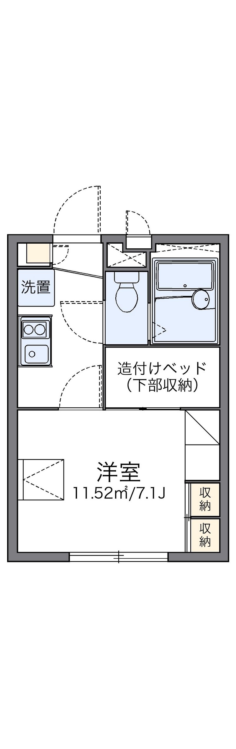 レオパレスコスモ 間取図