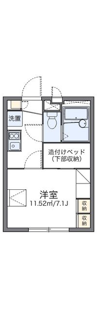 レオパレスコスモ 間取り図