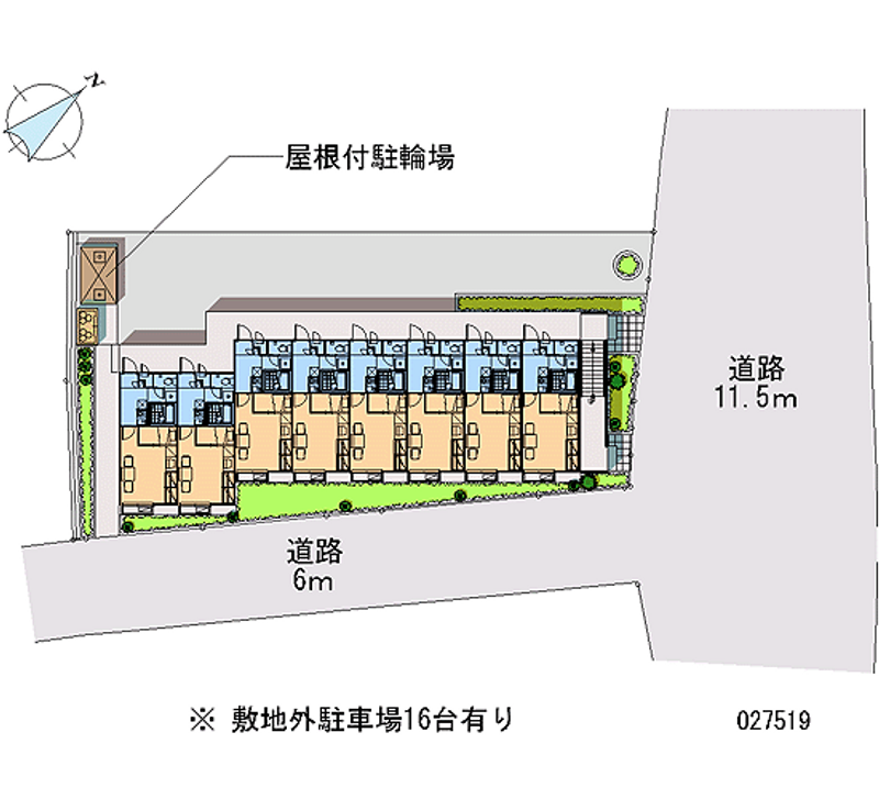 レオパレスウッドランド 月極駐車場