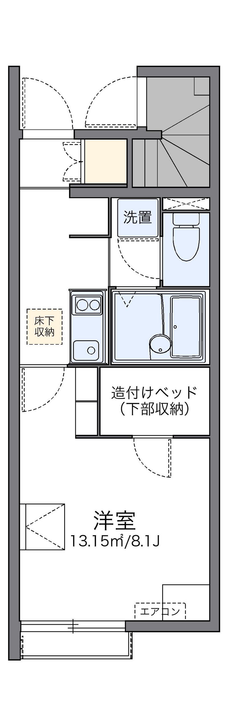 レオネクストパインコーンＭ 間取図