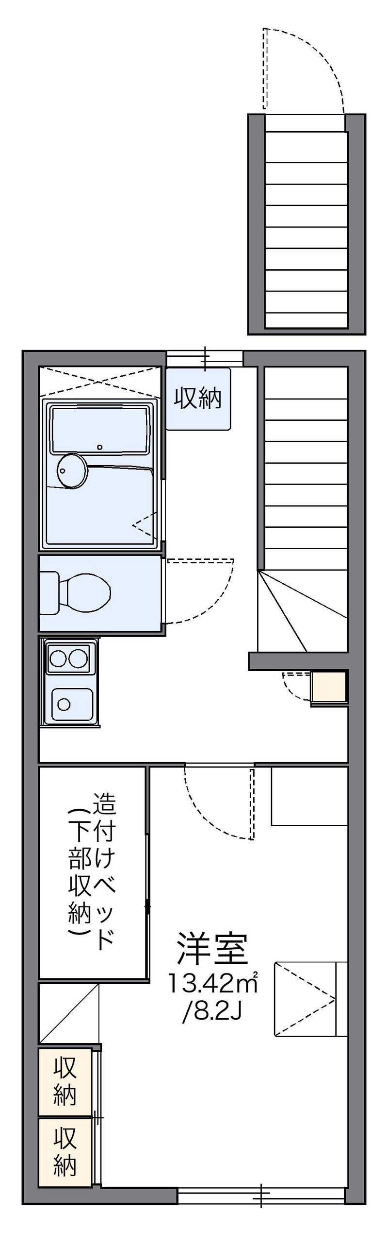 レオパレス清千 間取図