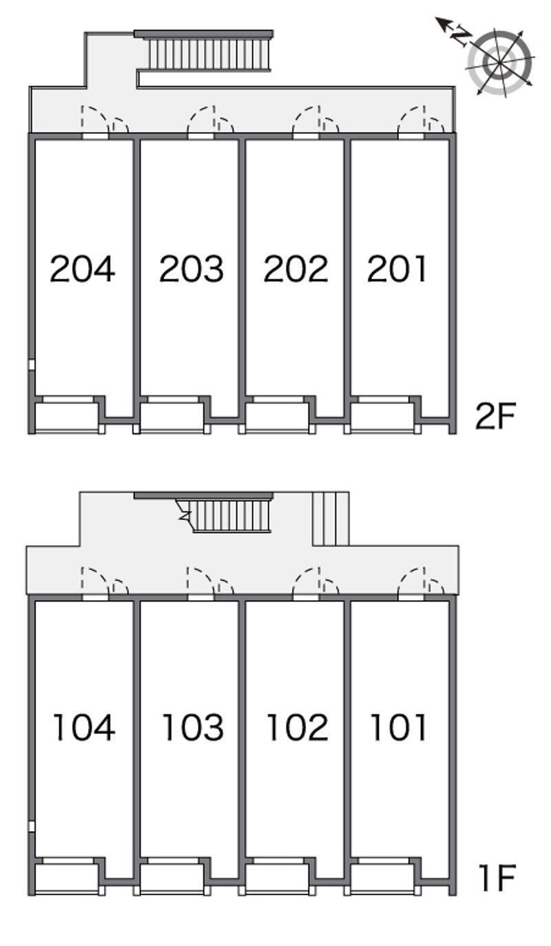レオネクストハナブサＮａｒａⅢ 間取り配置図