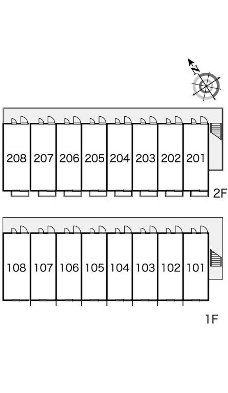 レオパレスＹＡＣ 間取配置図