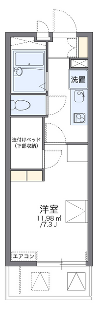 レオパレス太陽 間取り図