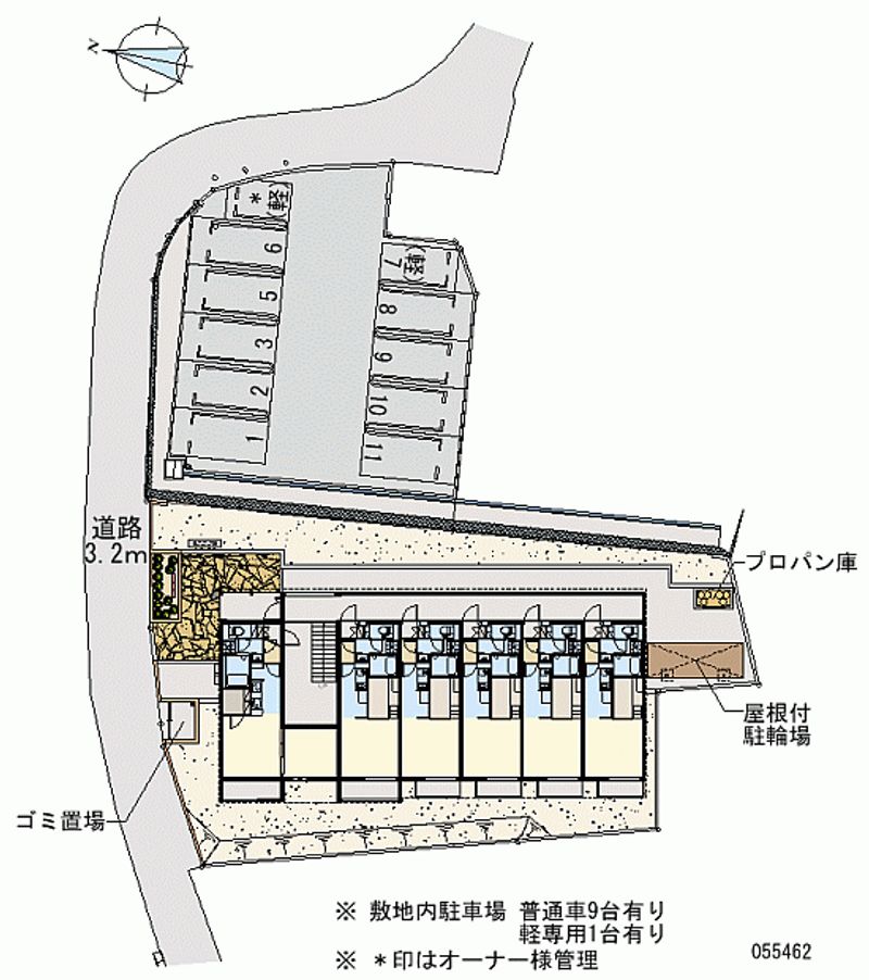 55462月租停車場