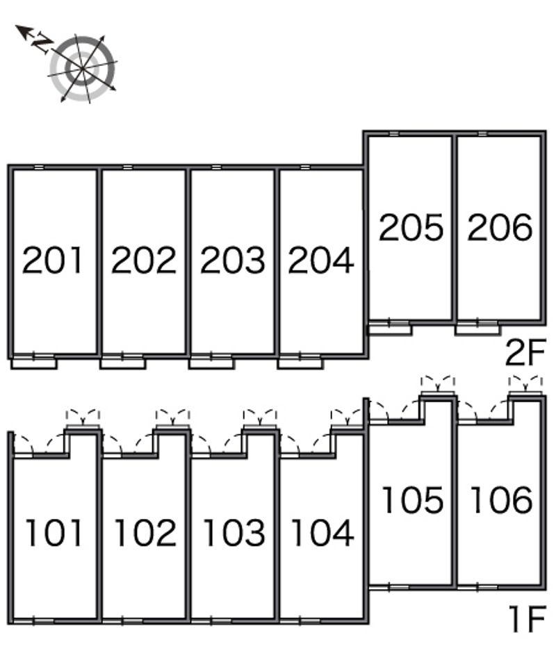 レオネクストせゝらぎ 間取配置図