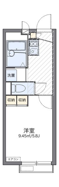 レオパレスモモナ 間取り図