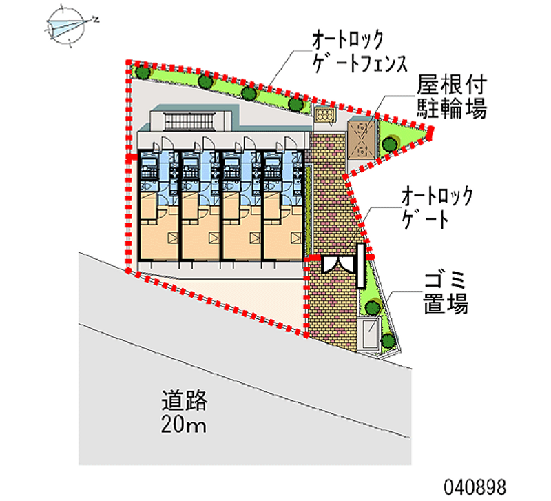 レオパレスコスモス 区画図