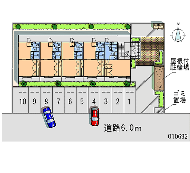 レオパレスパティオ 月極駐車場