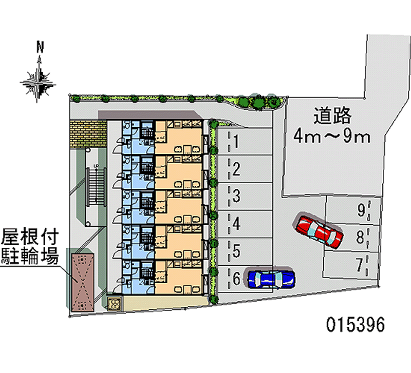 レオパレスサンフレンズ・Ｋ 月極駐車場