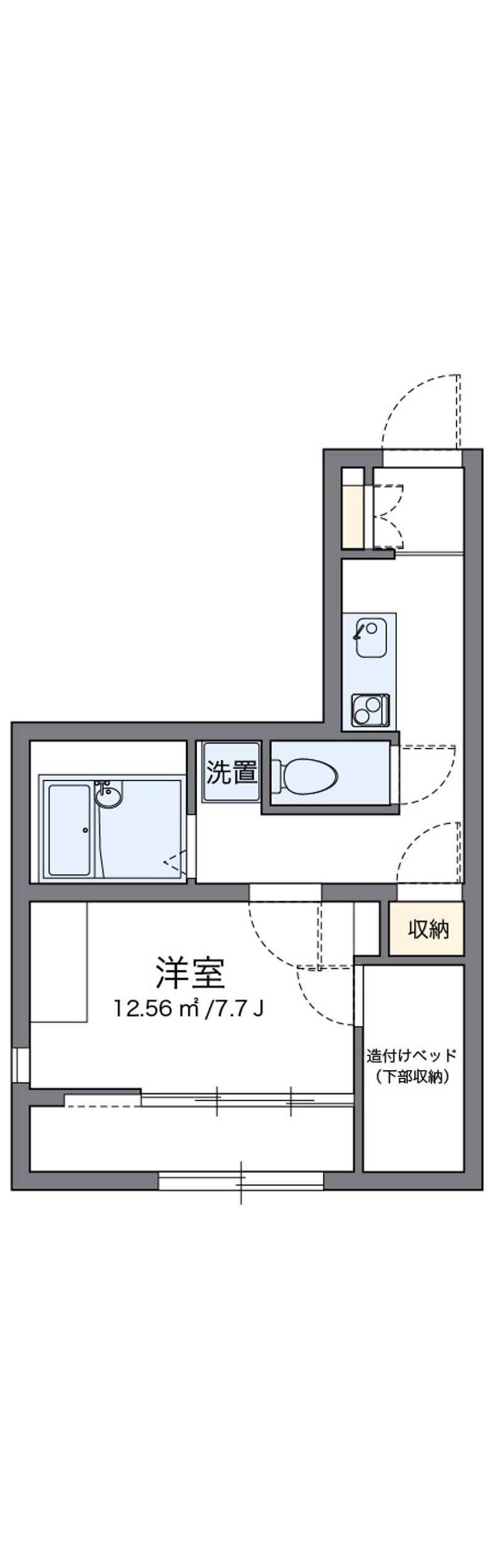 レオパレスＭＹＣ 間取図