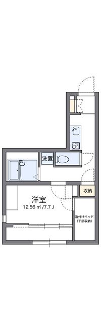 レオパレスＭＹＣ 間取り図