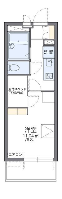 レオパレス東蟹屋アネックス 間取り図