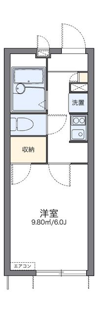 レオパレスルミエール四谷上町 間取り図