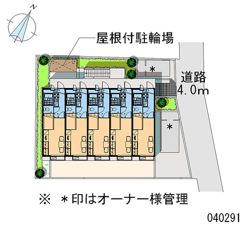 レオパレスエムズ　南阿佐ヶ谷 区画図