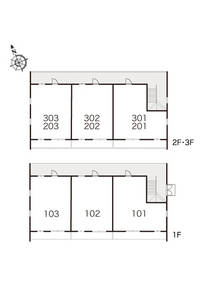 leopalace NIIBORI Floor plan layout diagram