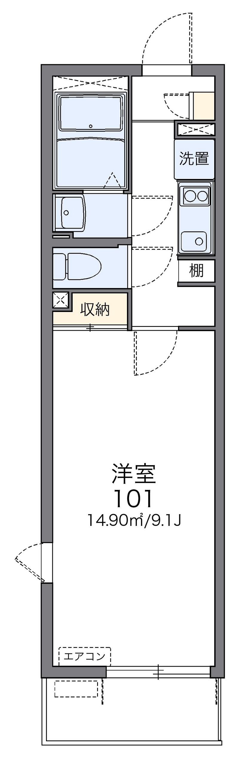 レオネクストトキワ 間取図