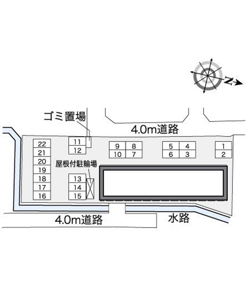 レオパレスニューフラーリシュ 配置図