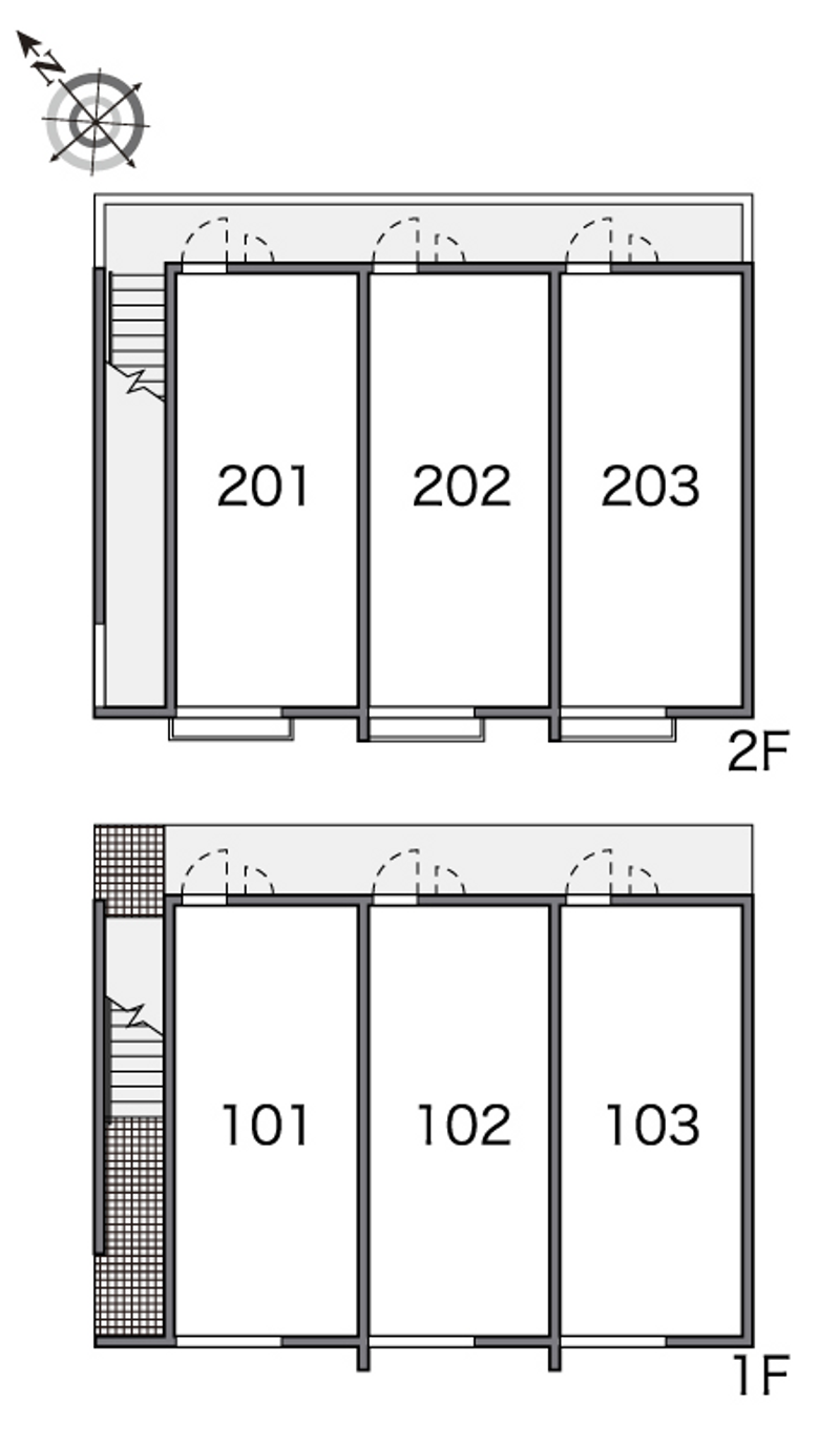 leopalace Matsugawa Hibarigaoka Floor plan layout diagram