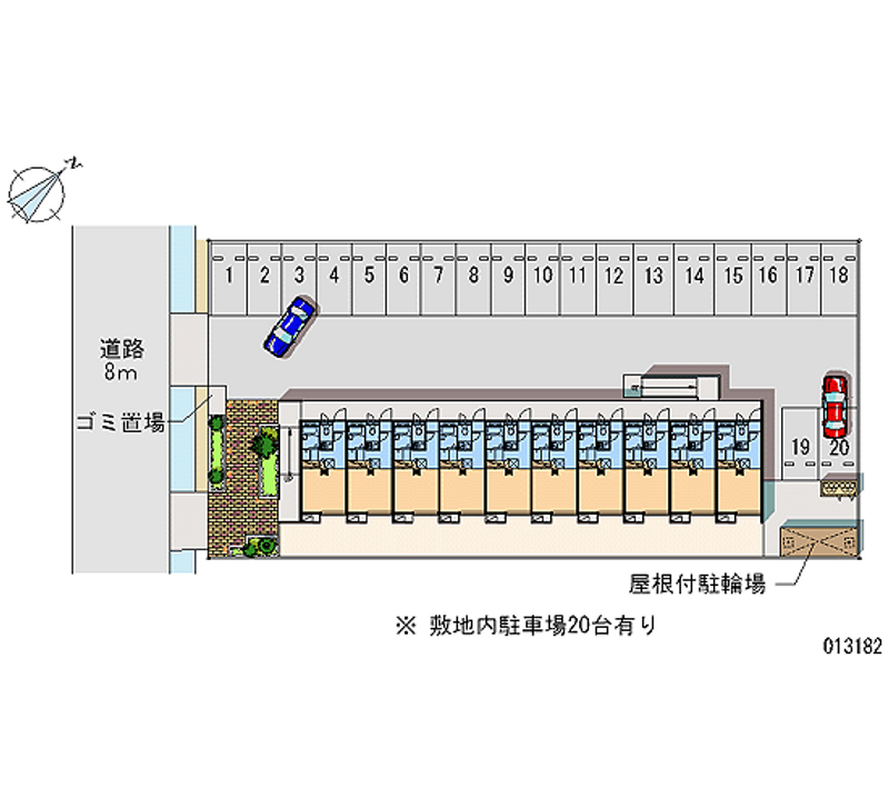 レオパレスメゾン伊東Ｃ 月極駐車場