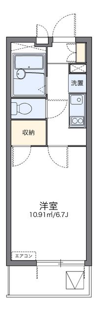 レオパレスフィロソフィア 間取り図