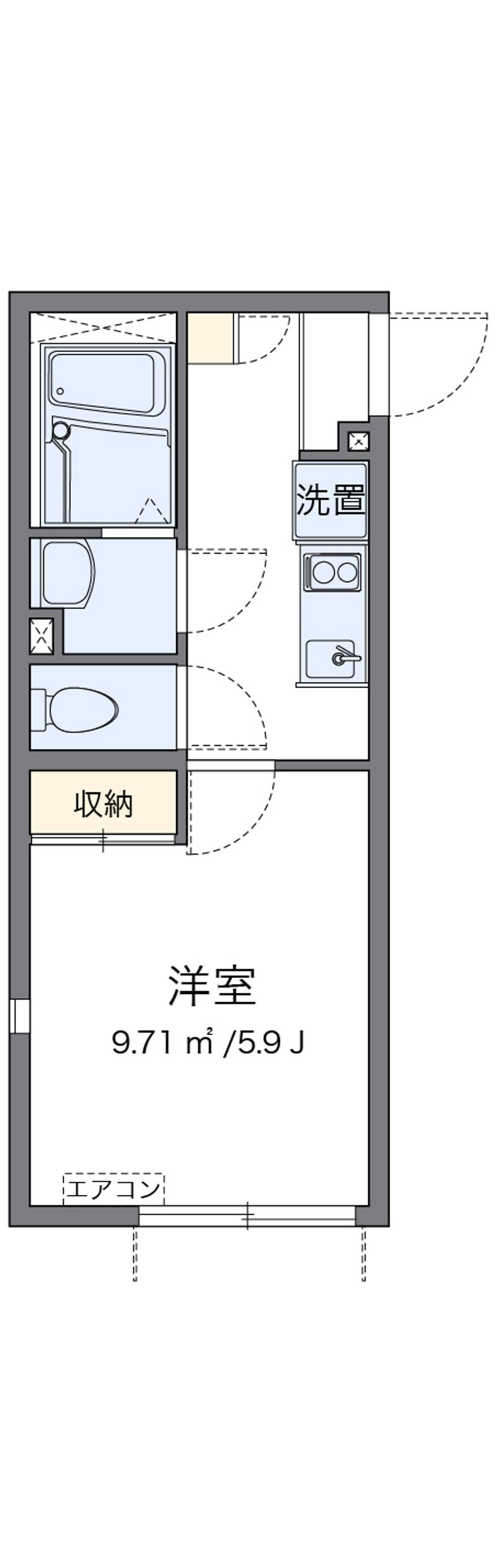 レオネクストノンブルキャトル 間取図
