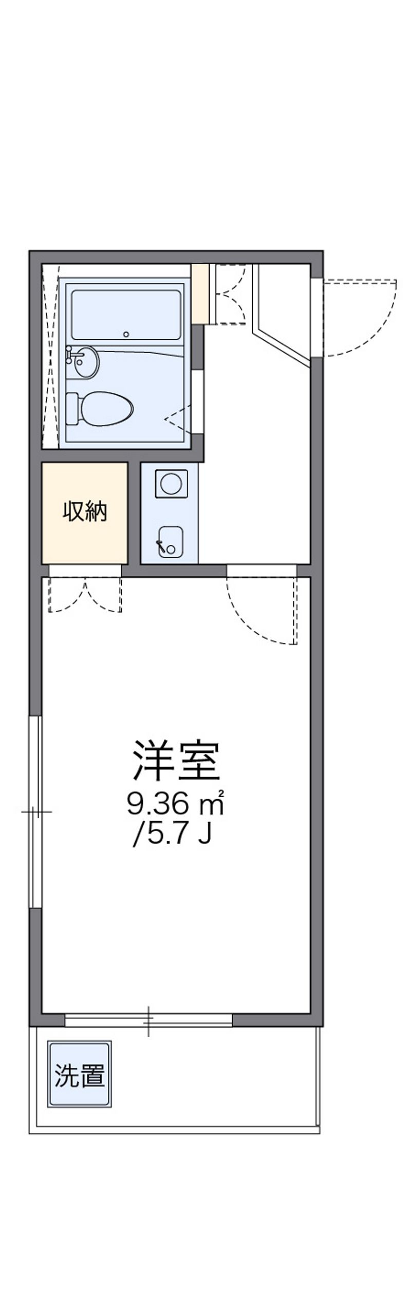レオパレス樹林 間取り