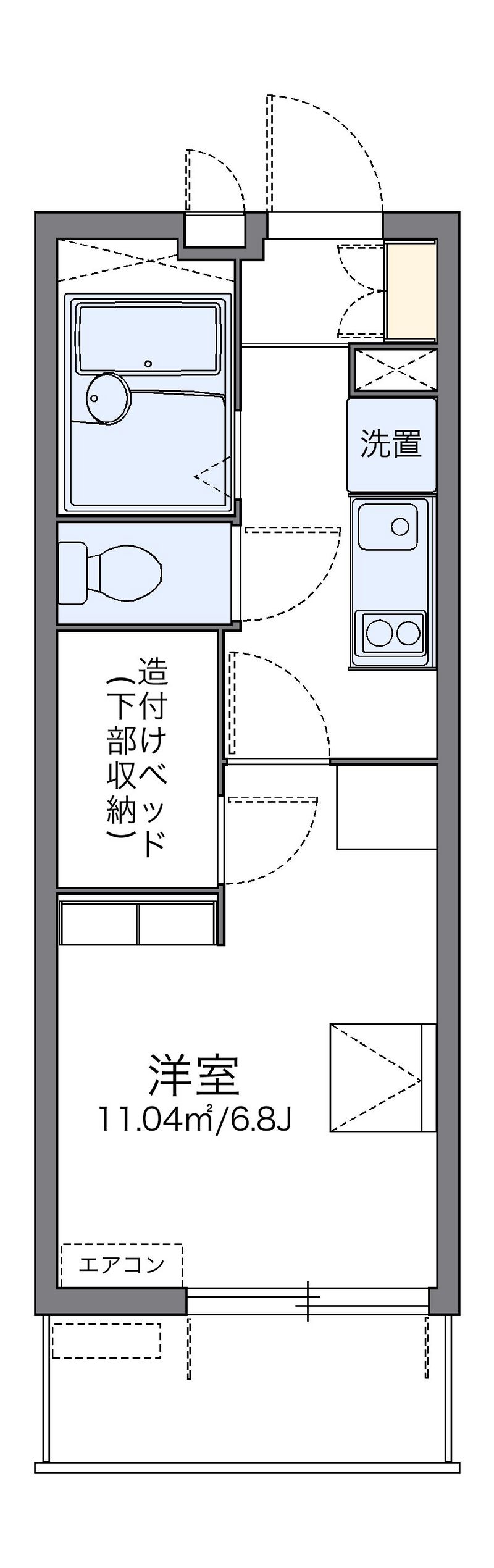 レオパレスＴＡＮＡＳＥ 間取図