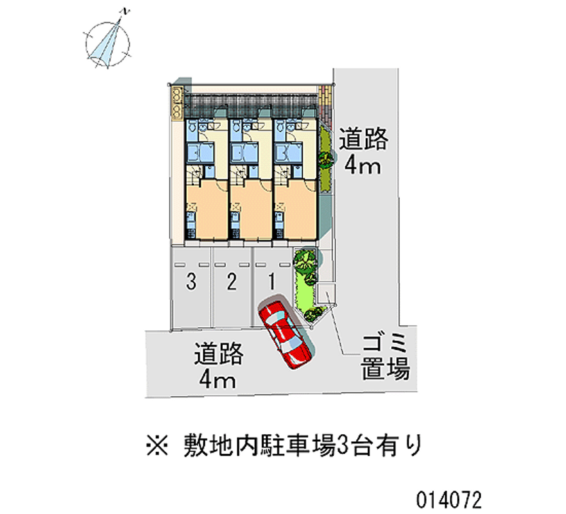 レオパレスパストラル 区画図