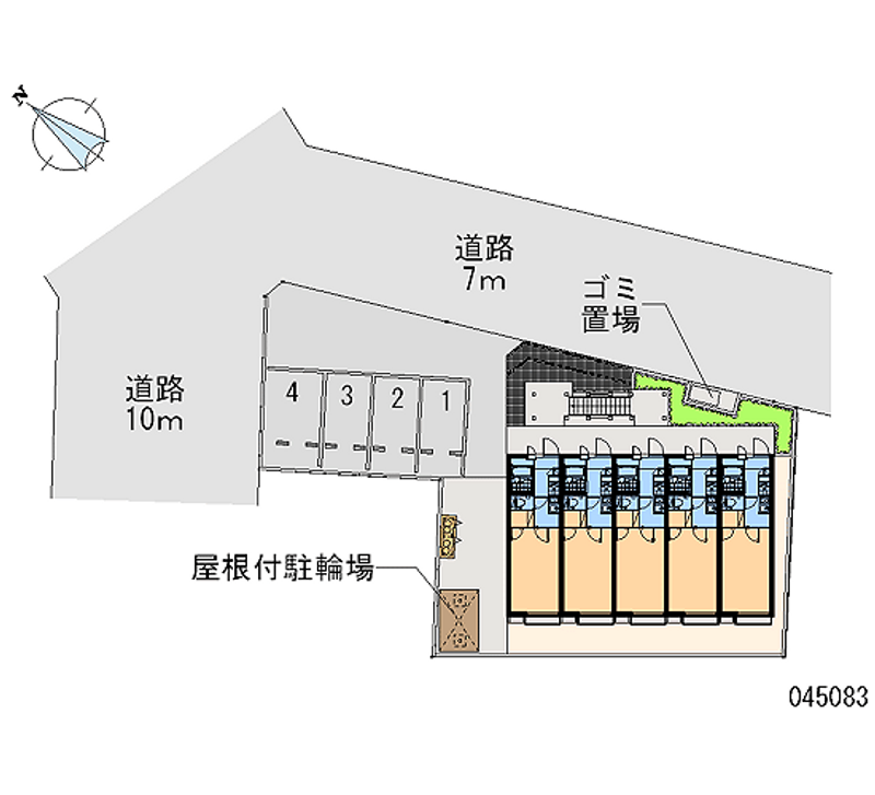 レオパレススカイブルー 区画図