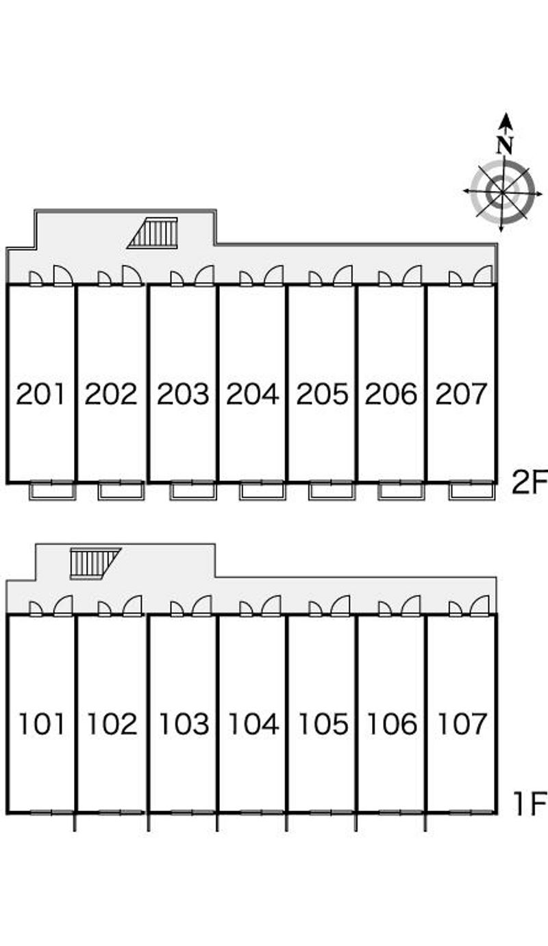 レオパレスＳＵＮ 間取配置図