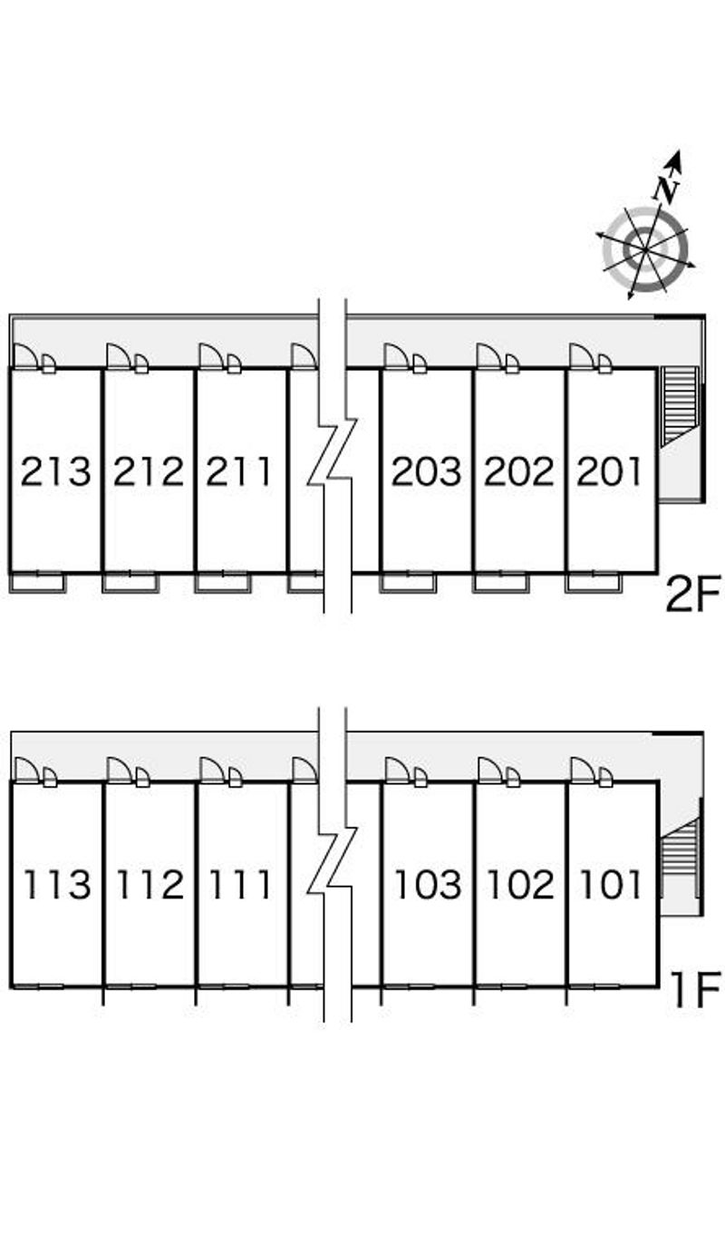 レオパレスメゾン　プロシード 間取り配置図