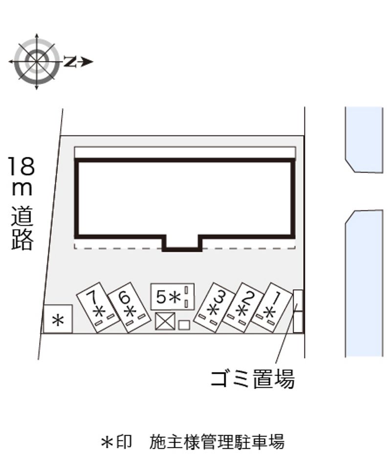レオパレスフォーチュン 配置図