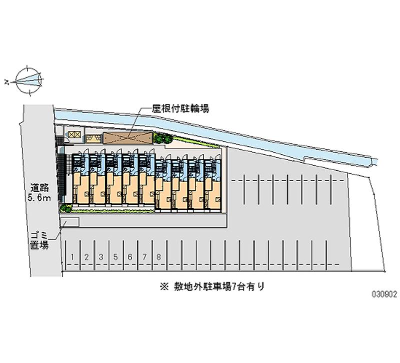 レオパレスメゾンドールほのか 月極駐車場