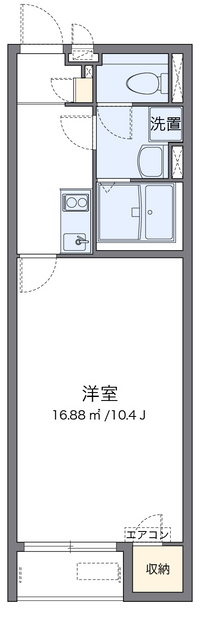 クレイノ幸庵 間取り図