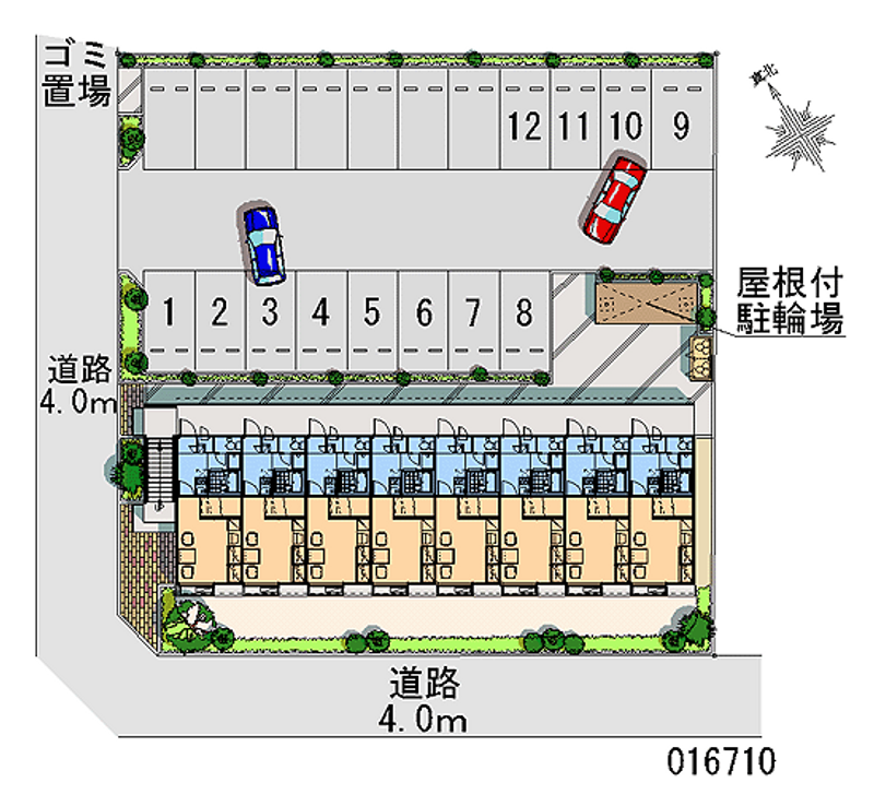 16710月租停車場