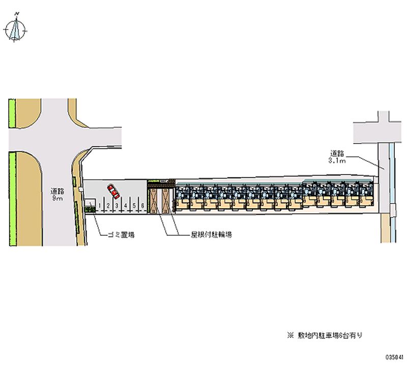レオパレスロッソ 区画図