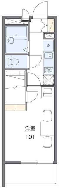 レオパレス双葉ヒルズ 間取り図