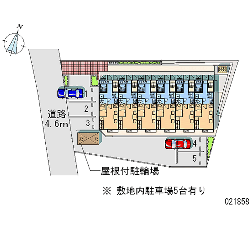 レオパレス門池Ⅲ 月極駐車場