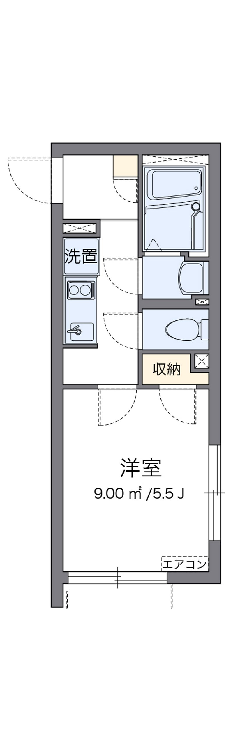 クレイノコラットⅠ 間取図