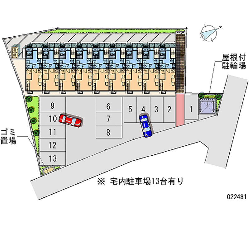 22481 Monthly parking lot