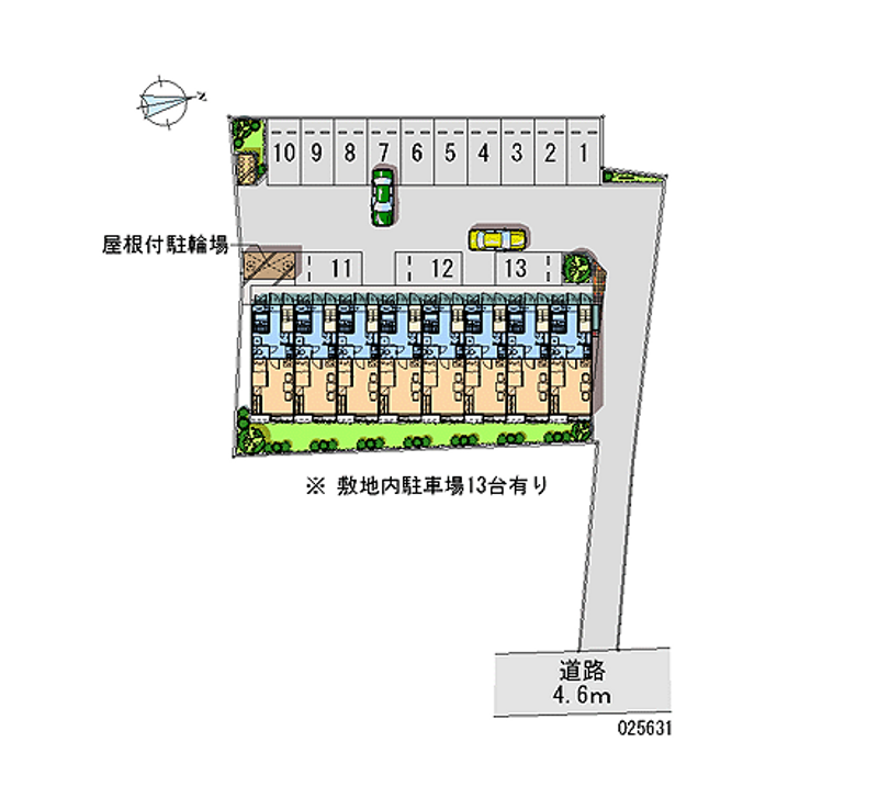 25631 Monthly parking lot