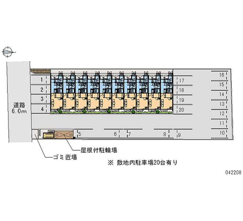 42208 bãi đậu xe hàng tháng