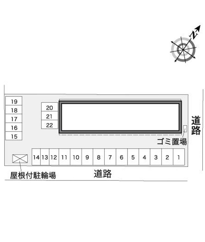 レオパレス輝 配置図