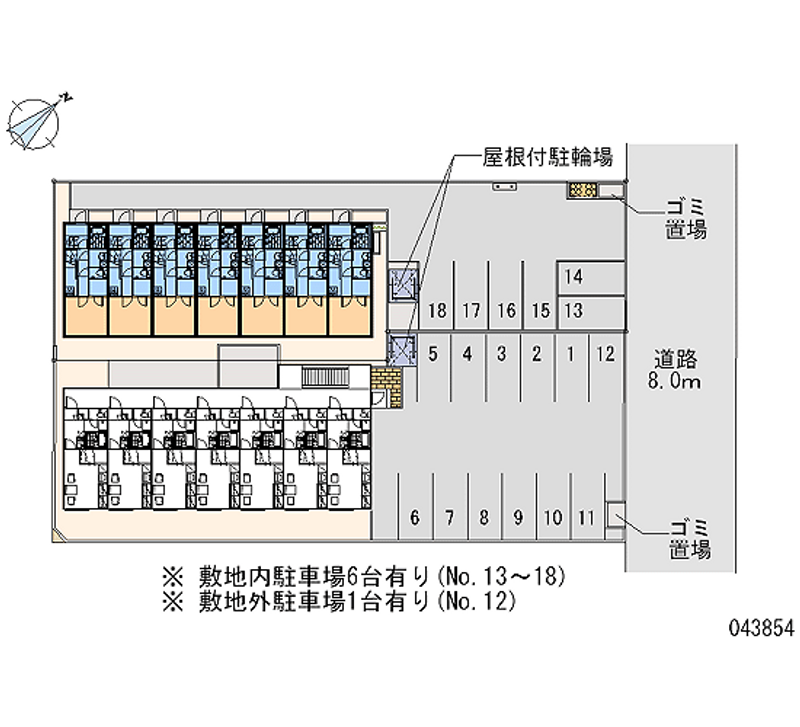 43854月租停車場