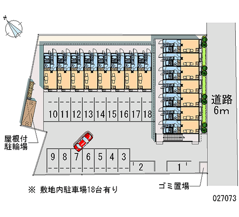 27073 Monthly parking lot