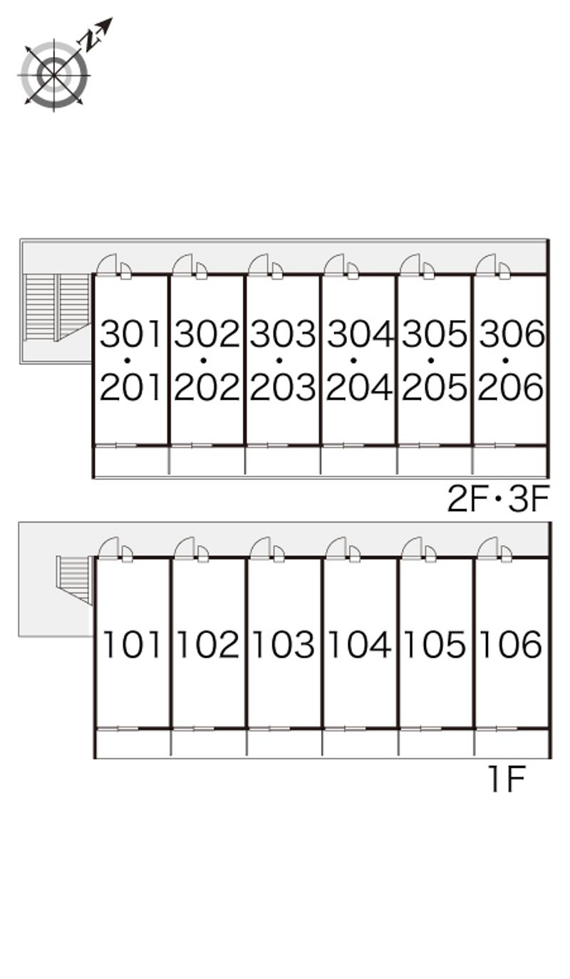 レオパレスＹ 間取配置図
