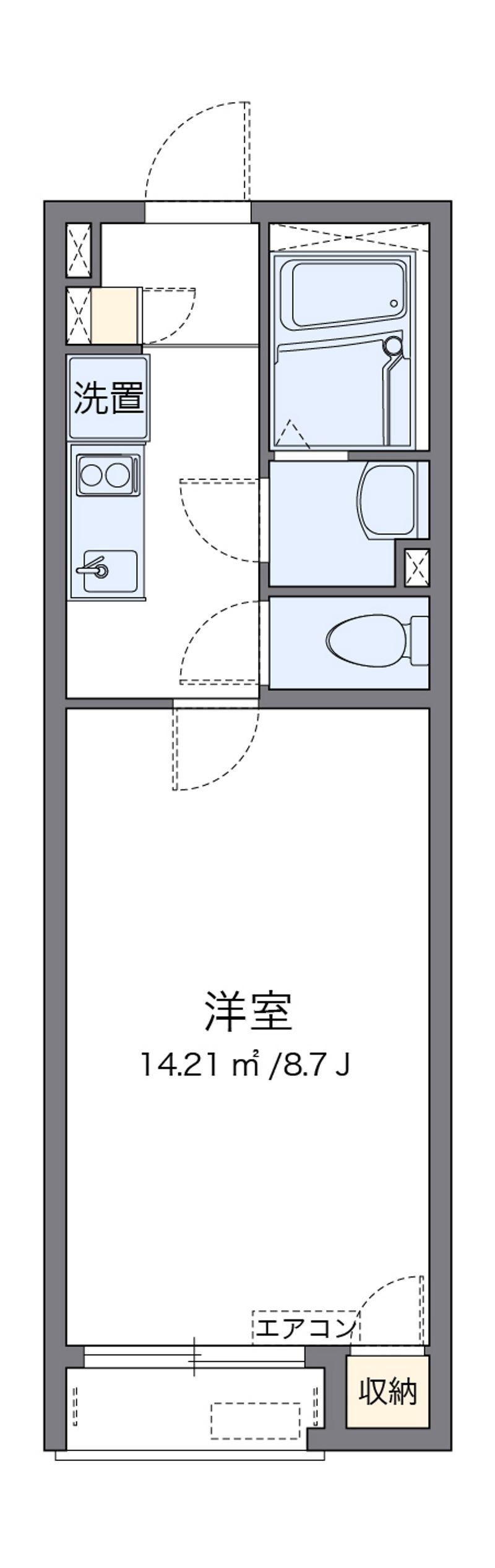 レオネクスト勝山 間取り