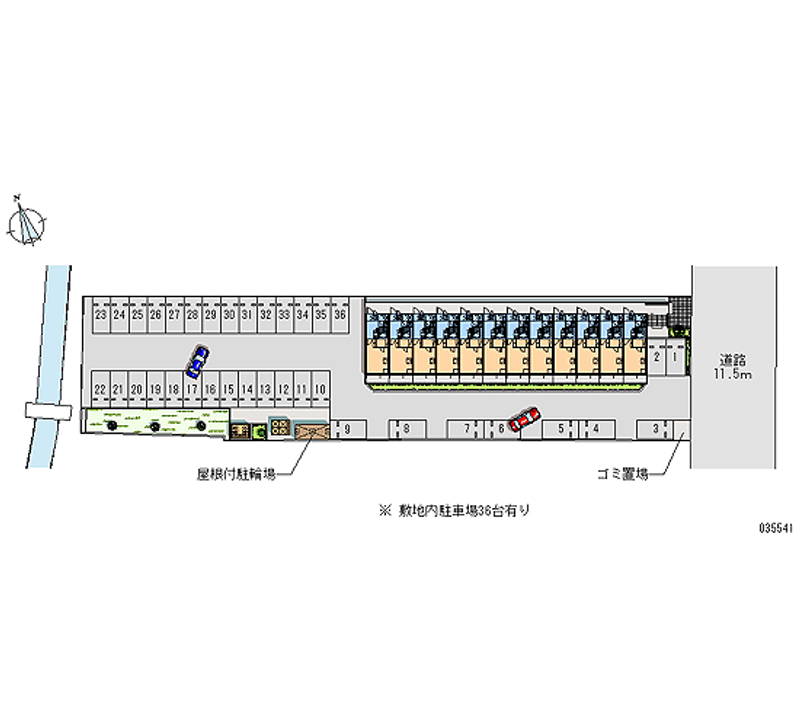 レオパレスバグース浜名湖 月極駐車場