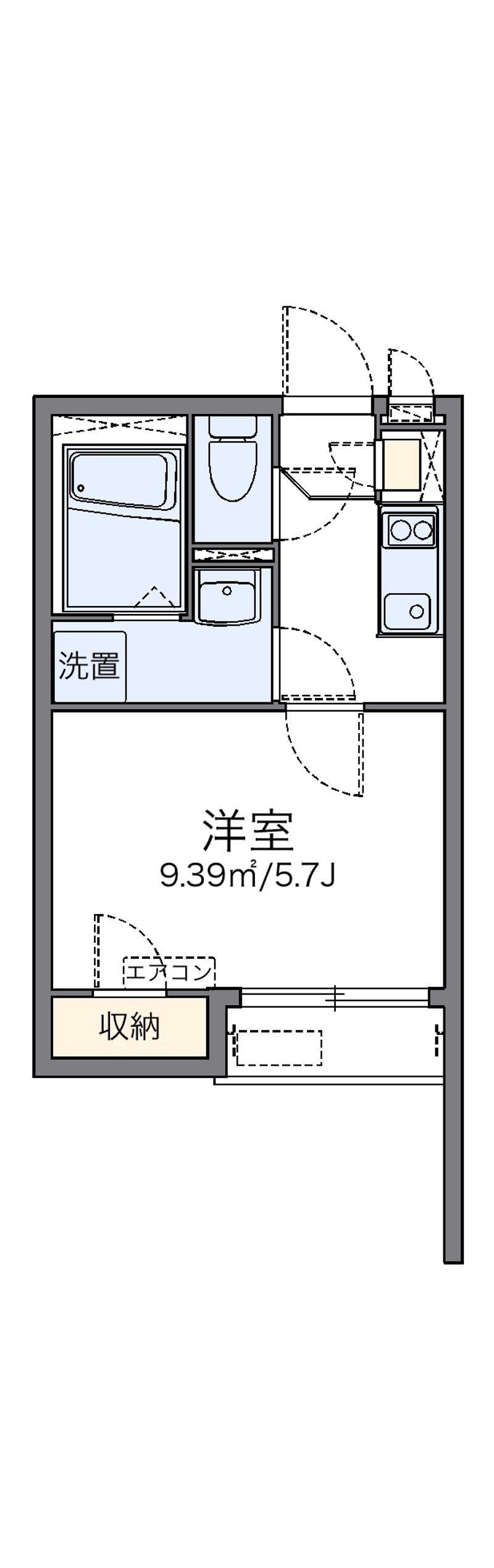 レオネクストグランツ　ハイツⅡ 間取図